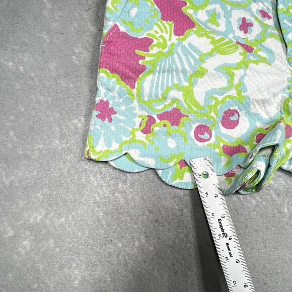 Lilly Pulitzer Shorts Womens Size 14 Multicolor Buttercup Stretch Floral - Picture 15 of 15